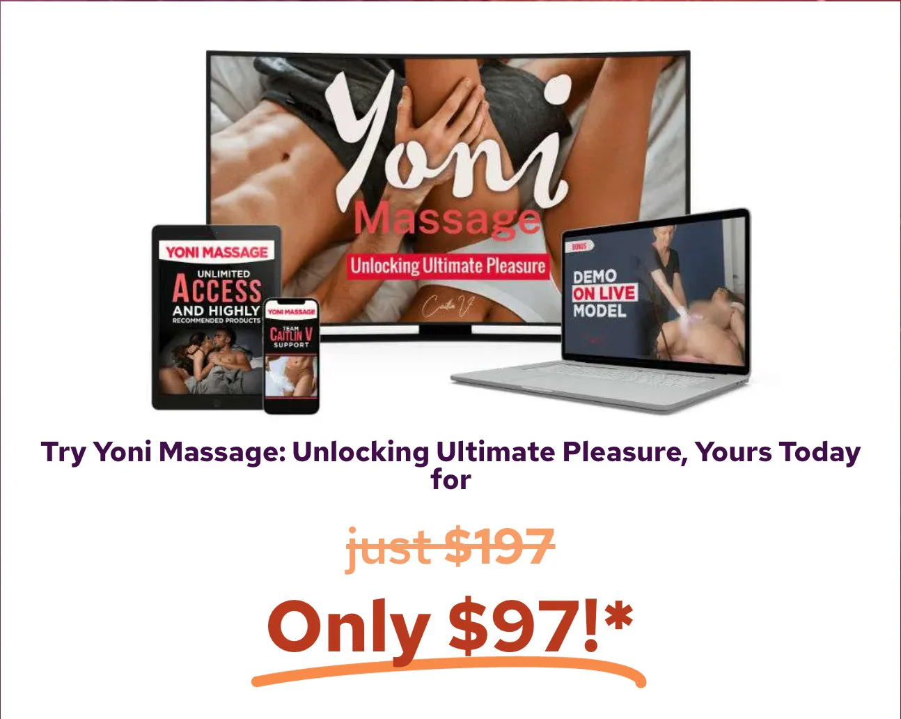 Yoni Massage: Unlocking Ultimate Pleasure by Caitlin V (VIDEO COURSE) - Image 6